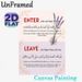 Islamic Enter & Leave Dua Painting Poster, Soft-toned Floral Lavender Accented Poster, Meaningful Religious Dua Text Ideal For Home Entryway, Prayer_maomaolike.com