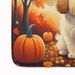 Coton De Tulear Fall Memory Foam Kitchen Mat Machine Washable Anti-Fatigue Mat Cushion Comfort Bath Mat Or Kitchen Rug_maomaolike.com