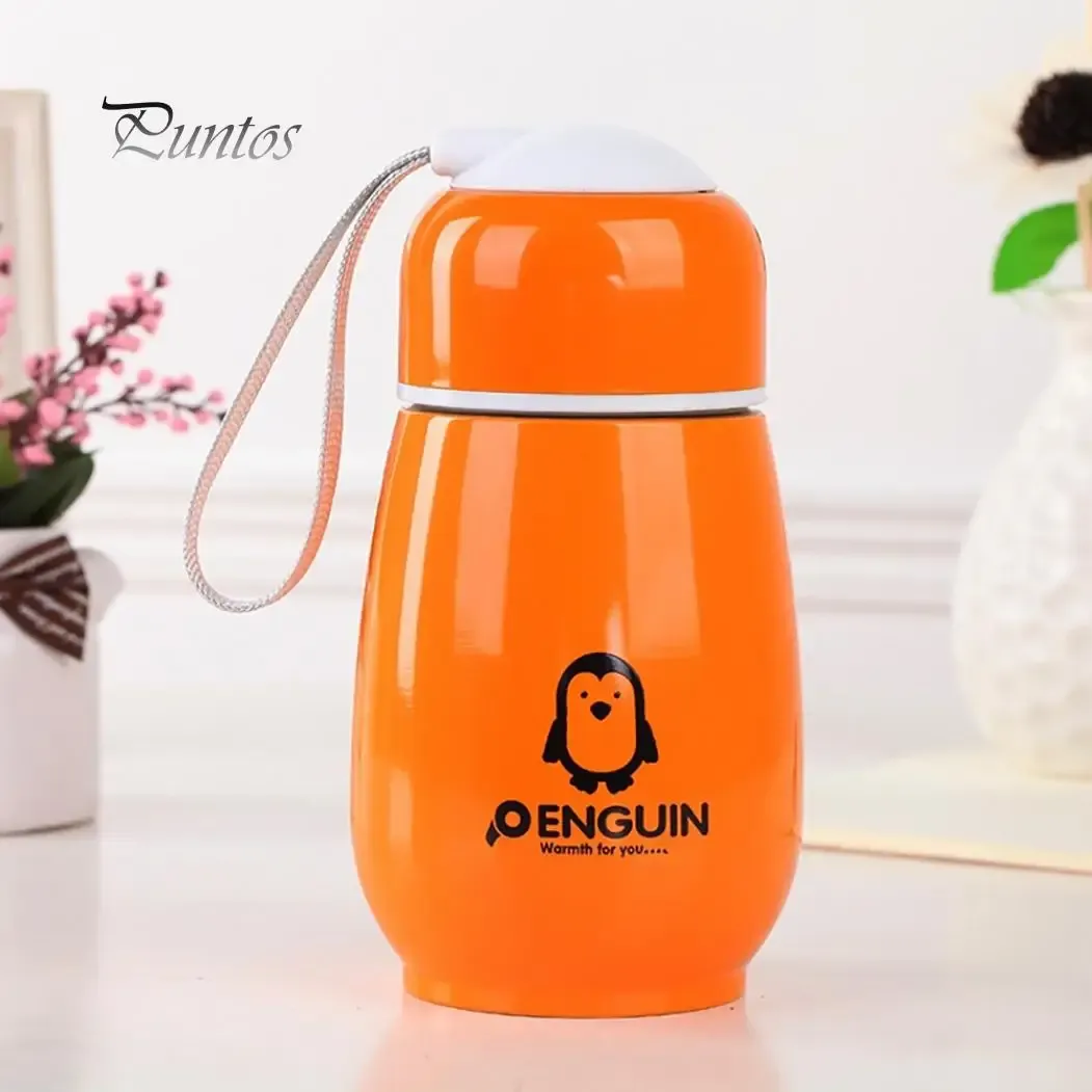 1Pc Approx. 150ml Vacuum Flask Outdoor Thermal Cup Penguin Coffee Sports Water Bottle Mug_maomaolike.com