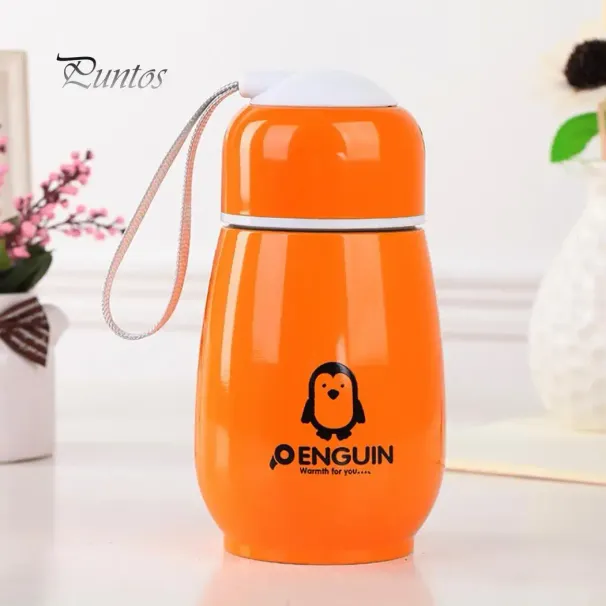 1Pc Approx. 150ml Vacuum Flask Outdoor Thermal Cup Penguin Coffee Sports Water Bottle Mug_maomaolike.com