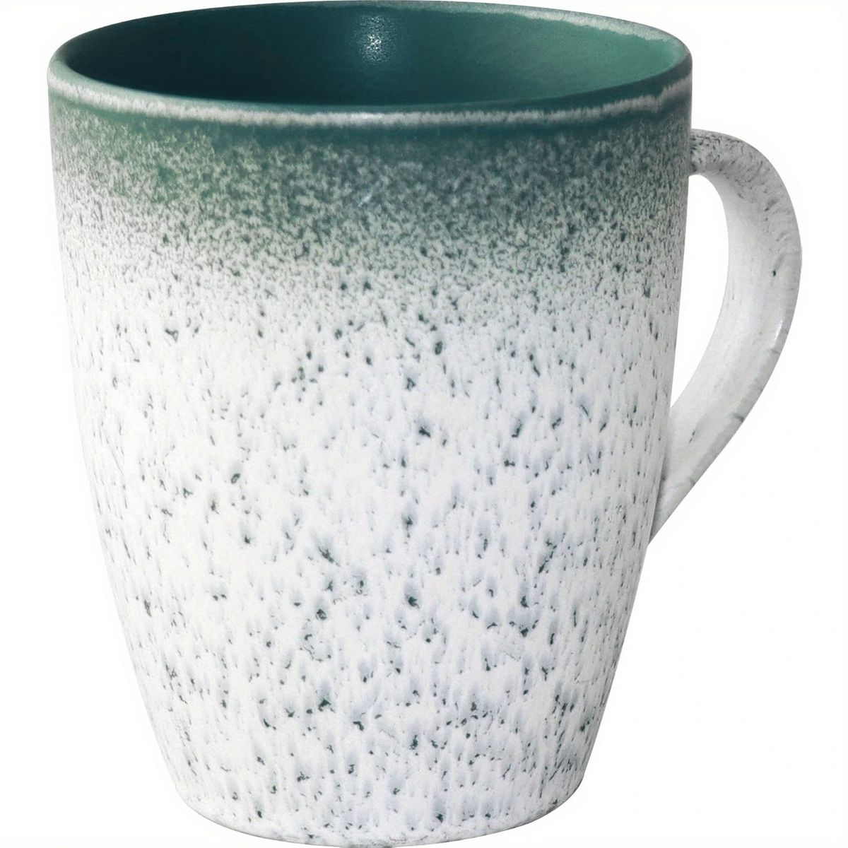 18 Oz Large Pottery Coffee Mug, Green Big Tea Cup For Office And Home, Dishwasher And Microwave Safe…_maomaolike.com