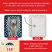 Bull Terrier My Angel Porcelain Ornament Christmas Tree Hanging Decorations For Home Christmas Holiday, Rectangle, Gift, Multicolor_maomaolike.com