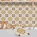 10-Piece Set Premium Crystal Gloss Peel & Stick Tile Stickers, Thick Hard PVC Waterproof Blue Floral Backsplash Wall Decor_maomaolike.com