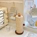 Rack For Bags, Paper Towel Holder, Cloth Kitchen Vertical Storage Rack, Roll Paper, Solid Wood, No-Drill Lazy_maomaolike.com