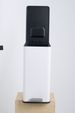 SSTC102-15L-W, Stainless Steel Kitchen Trash Can, 15L, White_maomaolike.com