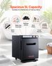 Hot Towel Warmer, 1.1 Gal Small Towel Warmer Cabinet With Clip & Stainless Steel Rack, Holds Up 8-12 Towels, Portable All-Round Heating Cabinet For Spa, Barber, Manicures, Massage, Salon, Black_maomaolike.com