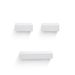 Floating Shelves 17.72" Wall Mounted Wood Shelves For Bathroom, Bedroom, Living Room, Kitchen, Hanging Shelf For Books/Storage/Decor With Invisible Brackets, White_maomaolike.com
