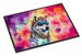Hippie Animal Wolf Doormat Front Door Mat Indoor Outdoor Rugs For Entryway, Non Slip Washable Low Pile, 24H X 36W_maomaolike.com
