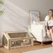 39 Inch Hamster Cage Habitat With Acrylic Window & Openable Top For Dwarf Hamster, Gerbil, Guinea Pig, Rat, Oak_maomaolike.com