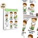 Potty Routine Painting Poster, Cute Cartoon Step-by-Step Potty Guide Poster, Clear Instructional Design Suitable For Bathroom_maomaolike.com