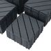 Plastic Interlocking Deck Tiles,44 Pack Patio Deck Tiles,12"x12" Square Waterproof Outdoor All Weather Use, Patio Decking Tiles For Poolside Balcony Backyard, Grey_maomaolike.com