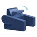 Reading Pillow For Gaming Lap Desk With Side Pocket,Navy Blue_maomaolike.com