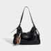 Fashionable Women's 2026 New Model Oil Wax Leather Single Shoulder Soft High-end Handbag Commuting Messenger Underarm Bag_maomaolike.com
