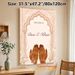 Dua-E-Khair Themed Painting Poster, Soft Pastel Floral & Ornate Arch Frame Poster, Delicate Henna Hand Art, Warm Welcome Decor Ideal For Religious_maomaolike.com