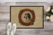 Borzoi Christmas Flowers Doormat Front Door Mat Indoor Outdoor Rugs For Entryway, Non Slip Washable Low Pile, 24H X 36W_maomaolike.com