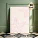 Starfish Themed Painting Poster, Soft Pink Minimal Line-style Starfish Poster, Calming Ocean-themed Decor Suitable For Bathroom, Bedroom And_maomaolike.com