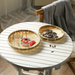 Weaving Drying Tray Round Handmade Household Steamed Bun Storage Vegetable Washing Fruit Basket Non-Porous Bamboo_maomaolike.com