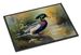 Wood Duck Doormat Front Door Mat Indoor Outdoor Rugs For Entryway, Non Slip Washable Low Pile, 24H X 36W_maomaolike.com