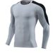 Men's Clothing Tights Long-Sleeved T-Shirt High Elastic Quick-Drying Breathable Sports Running Training Fitness Clothes Round Neck_maomaolike.com