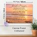 Lord's Prayer Painting Poster, Serene Sunset Beach Scene Poster, Soothing Spiritual Message Decor Ideal For Home, Prayer Room And Living Room_maomaolike.com