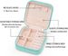 Mini Jewelry Travel Case,Small Jewelry Box,Traveling Jewelry Organizer,Portable Jewellery Storage Holder For Rings Earrings Necklace Bracelet Bangle For Girls Women(Blue - 1 Pack) Brand: VOMNA_maomaolike.com