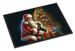 Dachshund And Santa Claus Doormat Front Door Mat Indoor Outdoor Rugs For Entryway, Non Slip Washable Low Pile, 24H X 36W_maomaolike.com