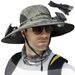 Hot Sale Men Fisherman Hat with Solar Fan Large Brim Hollow Mesh USB Charging Anti-UV Sunlight Protection Quick Dry Great_maomaolike.com