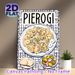 Pierogi Themed Painting Poster, Vintage Illustrated Polish Cuisine Scene Poster, Appetizing Traditional Food Display, Ideal For Kitchen And Dining_maomaolike.com