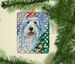 Old English Sheepdog Christmas Porcelain Ornament Christmas Tree Hanging Decorations For Home Christmas Holiday, Rectangle, Gift, Multicolor_maomaolike.com