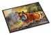 Bengal Tiger Doormat Front Door Mat Indoor Outdoor Rugs For Entryway, Non Slip Washable Low Pile, 24H X 36W_maomaolike.com