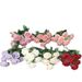 Home Ornaments 9-Headed Noble Rose Artificial Bouquet Photography Props Wedding Fake Flower Decorative Flowers Wholesale_maomaolike.com