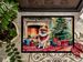 Pomeranian Cozy Christmas Doormat Front Door Mat Indoor Outdoor Rugs For Entryway, Non Slip Washable Low Pile, 24H X 36W_maomaolike.com
