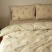 Wholesale INS Korean All-Cotton Small Floral Pastoral Style 4-Piece With Tie Bow Bamboo Linen Pure Cotton Four-Piece Set_maomaolike.com