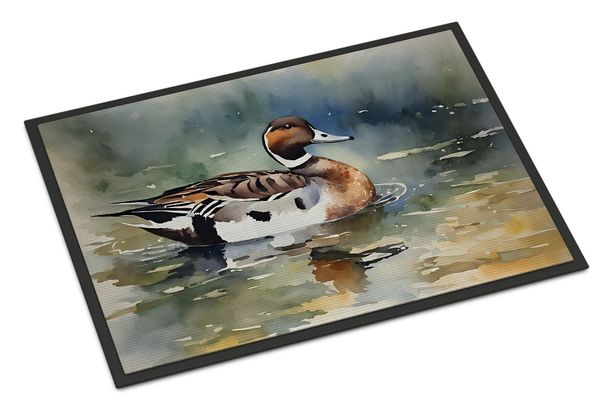 Northern Pintail Doormat Front Door Mat Indoor Outdoor Rugs For Entryway, Non Slip Washable Low Pile, 24H X 36W_maomaolike.com