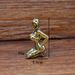 Creative Brass Plated Girl Figurine Fair Skin Beautiful Long Legs Hot Figure Sexy Gift_maomaolike.com