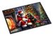 Rottweiler And Santa Claus Doormat Front Door Mat Indoor Outdoor Rugs For Entryway, Non Slip Washable Low Pile, 24H X 36W_maomaolike.com