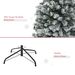6' Tall Unlit Snow-Flocked Slim Artificial Christmas Tree With Realistic Branches And 492 Tips_maomaolike.com