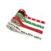 Christmas Decor Essentials - 2.5cmX3m Mixed Ribbon Rolls 24pcs_maomaolike.com