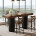 Home Bar Table, Counter Height Pub Table With Sturdy Base_maomaolike.com