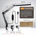 Lighting Stand Long Arm Clip-on Foldable Designer Work Clip Study Special Eye Protection Desk Lamp_maomaolike.com