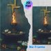 St. Brigid's Cross Ritual Painting Poster, Mysterious Vintage Smoldering Ritual Fire With Delicate Blooms Poster, Serene Spiritual Vibe For Home_maomaolike.com