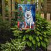 Samoyed Christmas Reindeer Garden Flag Mailbox Flag Decorative Yard Flag Banner Outside Patio Artwork Yard Flower Beds, Garden Size, Multicolor_maomaolike.com