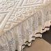 Thickened Warm Milk Velvet Coral Fleece Lace Edge Bed Skirt Cover Anti-Slip Protector For Winter_maomaolike.com