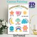 Spanish Positive Affirmations Painting Poster, Pastel Cute Cartoon Style Poster, Uplifting Spanish Positive Phrases With Cheerful Illustrated Icons_maomaolike.com