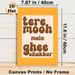 Cultural Typography Painting Poster, Warm-toned Playful Rounded Font Text Poster, Charming Cultural-inspired Decor For Home, Kitchen Or Living Room_maomaolike.com