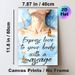 Massage Themed Painting Poster, Soft Watercolor Style Poster, Gentle Neck & Shoulder Artwork With Tiny Flower Bottles, Inspiring Self-care Message_maomaolike.com