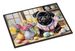 Decorating Easter Pug Doormat Front Door Mat Indoor Outdoor Rugs For Entryway, Non Slip Washable Low Pile, 24H X 36W_maomaolike.com