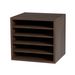VEVOR Literature Organizers, 5 Compartments Office Mailbox With Adjustable Shelves, Wood Literature Sorter 13.9x12x13 Inches For Office, Home, Classroom, Mailrooms Organization, EPA Certified, Brown_maomaolike.com