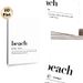 Beach Definition Painting Poster, Minimalist Typographic Text Poster, Offers A Tranquil Vibe, Ideal For Bedroom, Living Room Or Coastal-themed Spaces_maomaolike.com