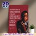 Inspirational Quote & Portrait Painting Poster, Vintage Stylized Artwork With Bold Motivational Text Poster, Thought-provoking Inspirational Message_maomaolike.com